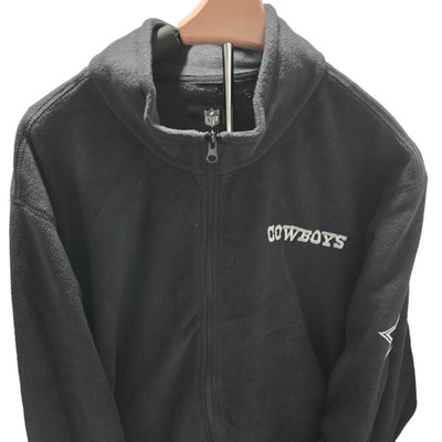 Darius Rucker X NFL Women's Dallas Cowboys Full Zip Fleece Jacket Black 3XL