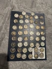 silver mercury dimes roll 50 Random Date Circulated