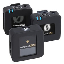 YOUSHARES Silicone Case for Rode Wireless GO II/Wireless 2 black