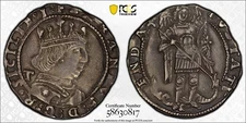 Italy 1488-94 Naples Silver Coronato PCGS AU55
