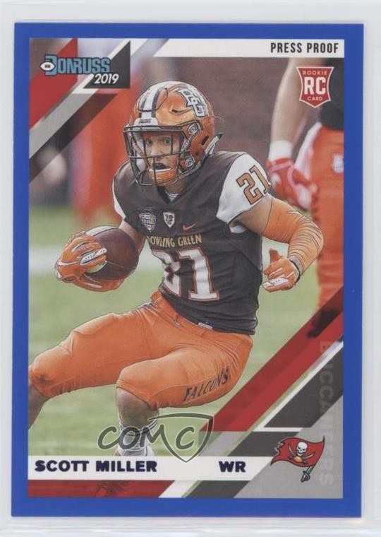 2019 Panini Donruss Rookies Press Proof Blue Scott Miller #300 Rookie RC 1u6