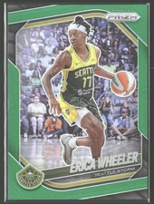 2025 Panini Prizm WNBA #125 Erica Wheeler Green Prizms Seattle Storm