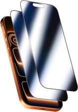 2PCS Mirror Privacy Screen Protector for iPhone 17 Pro Max 6.9 Inch Anti-Spy Tem