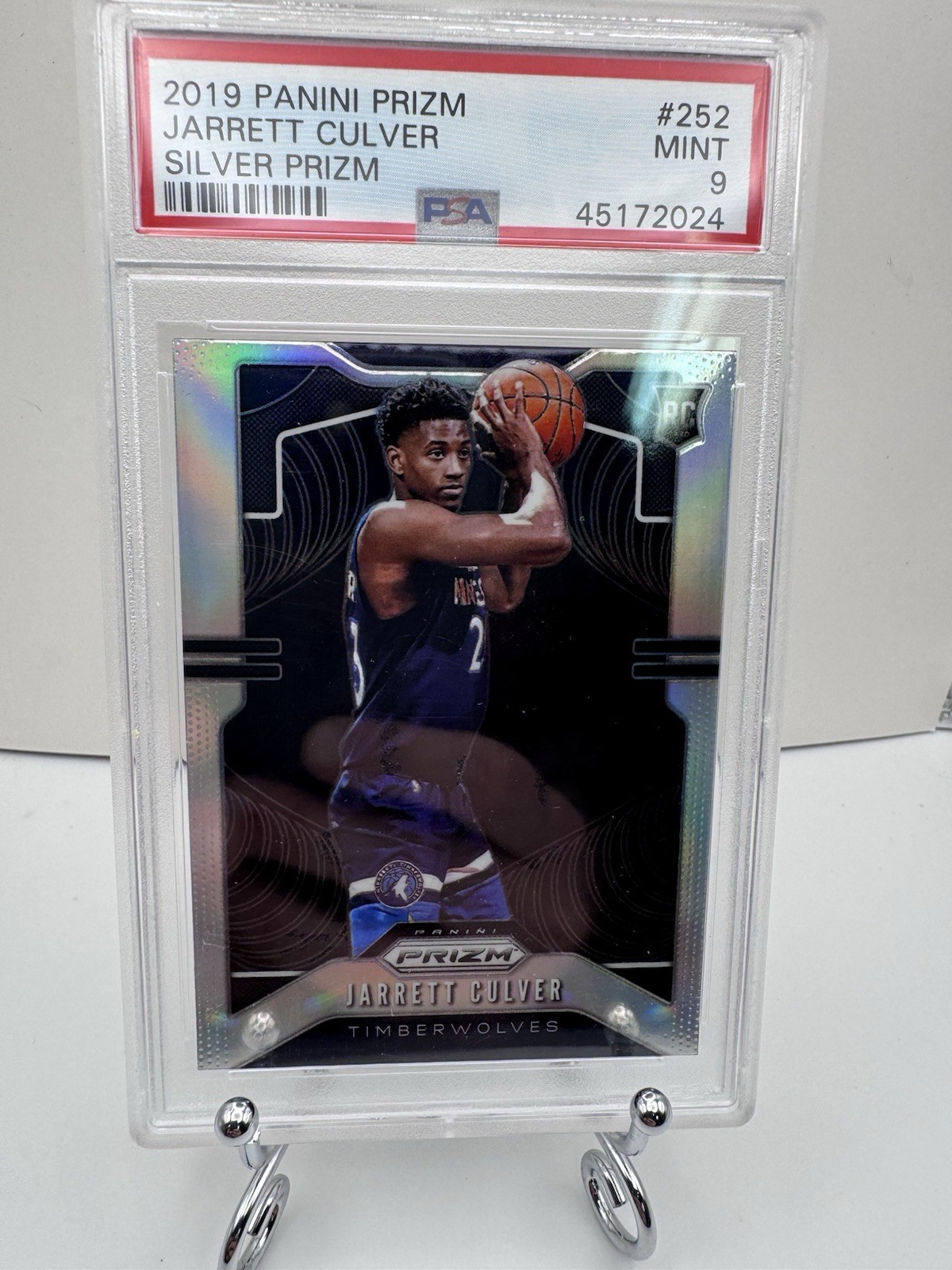 2019-20 Panini Prizm - Rookie Jarrett Culver #252 Silver Prizm (RC)