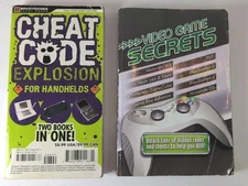 Game Secrets Book Lot - Cheat Code Explosion 2 Books In 1 & Video Game Secrets