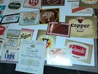 REMOVED DOMESTIC & IMPORT BEER LABELS W/LT WEAR LOT OF 73 SOME DUPLICATES — photo 2