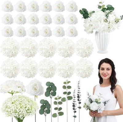 Suna 310 Pcs Artificial Flowers Bouque Bulk DIY Baby's Breath Bouquet