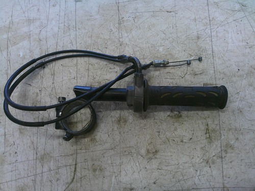 2004-2005 Honda CBR1000RR right clip on handlebar throttle assembly - Picture 6 of 6