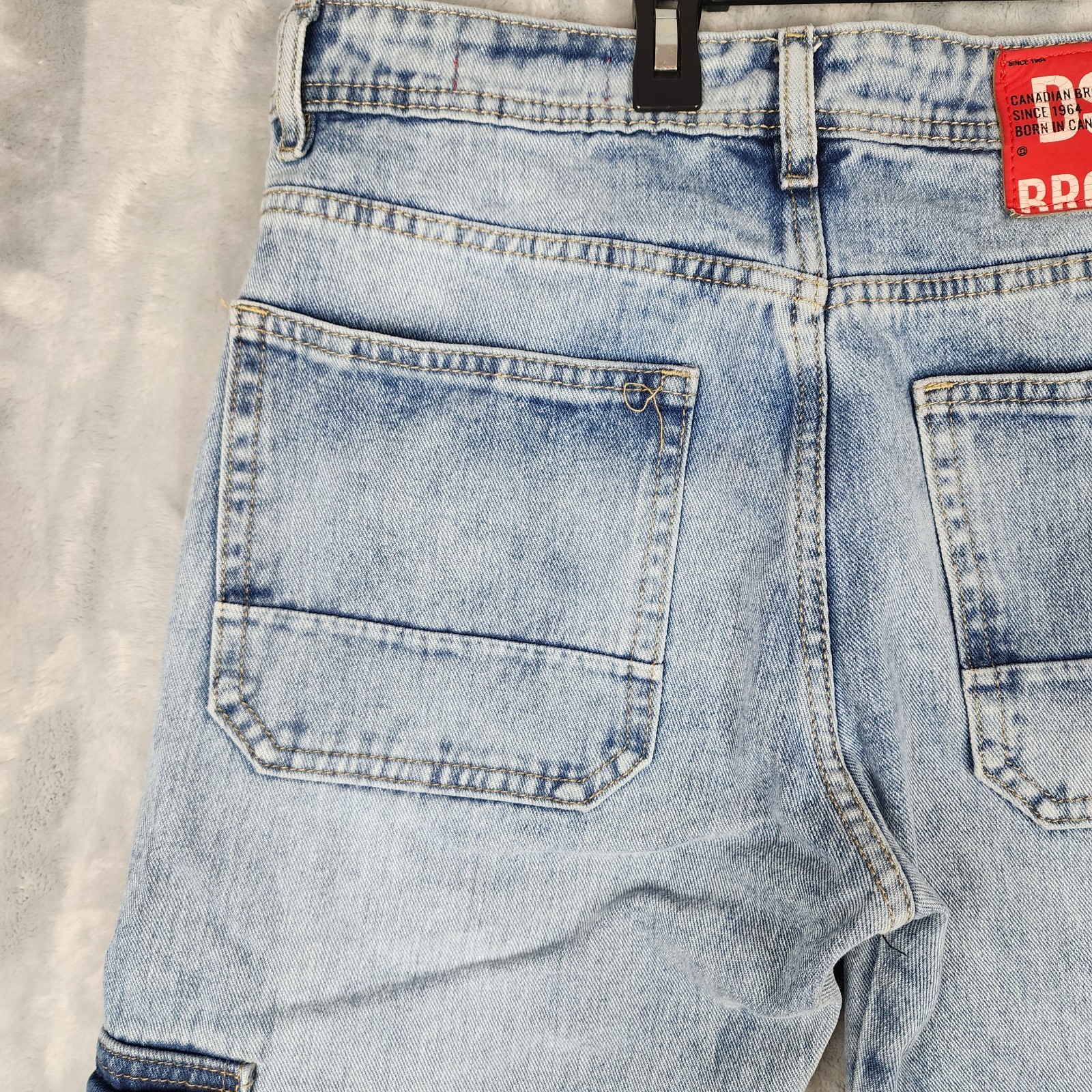 Dsquared2 x Tim Hortons Canada Patch Denim Cargo Icon Jeans Mens Size 32 X 28 image 8