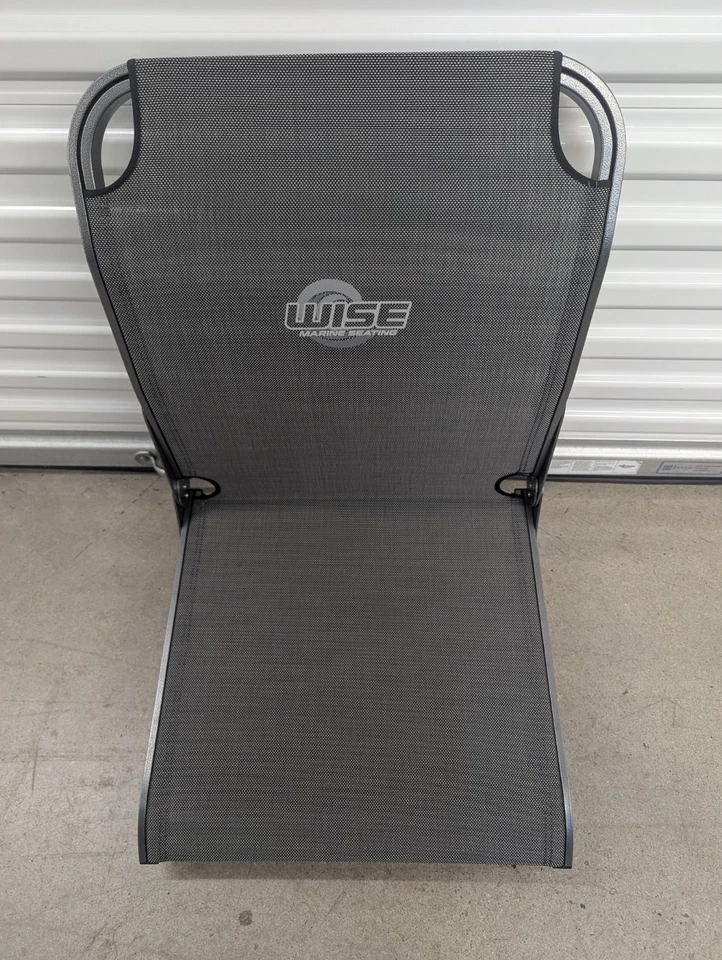 Wise Boat Folding Cool Ride High Back Seat 3373-1800  Aero X Carbon - Image 2 of 4