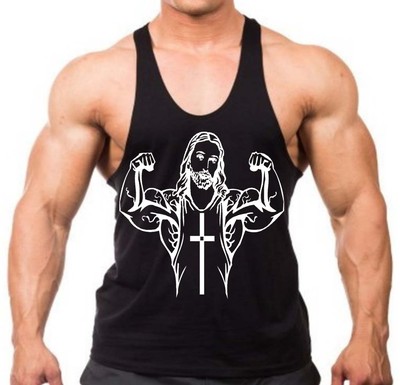 Jesus Christus Bodybuilding Tank Top - Lustiges Geschenk Für Damen Und Herren