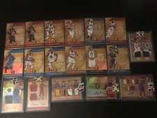 18 CARDS LOT NBA PANINI GOLD STANDARD 2016-17 AUTO PATCH GAME USED SIGNED
