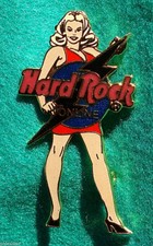 PROTOTYPE VEGAS HOTEL ONLINE LIGHTNING LOGO GIRL BLONDE HAIR Hard Rock Cafe PIN