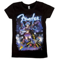 Fender Anime Graphic Short Sleeve T-shirt - Girls Small 6 Years 9103084306 on sale Fender Anime Graphic Short Sleeve T-shirt - Girls Small 6 Years 9103084306 on sale