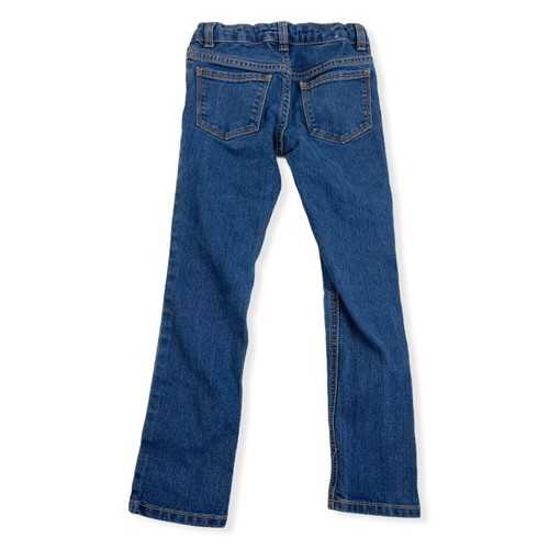 Crazy 8 Girls Skinny Denim Blue Jeans Size 6 With Adjustable Waist Band Stretch - Picture 2 of 7