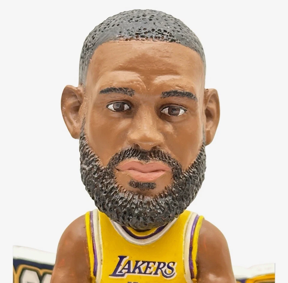LeBron James Lakers, Cavs, Heat 40k Points Milestone Triple Bobblehead FOCO NEW - Image 4 of 4