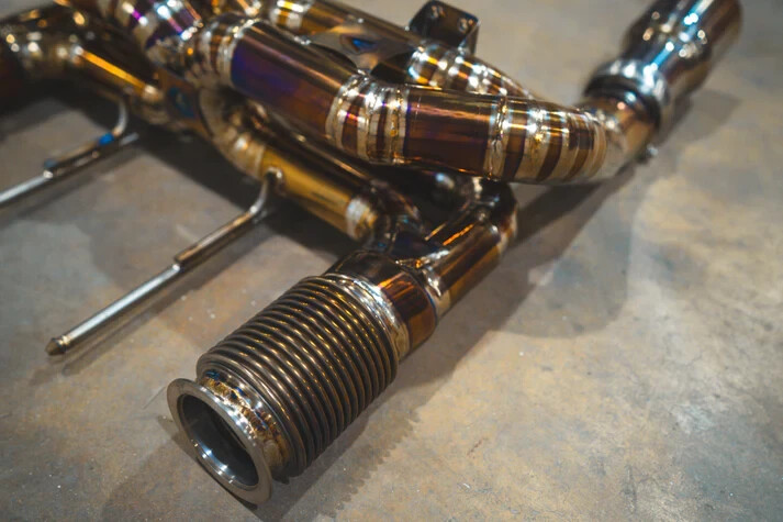 Valvetronic Designs Double X Pipe F1 Exhaust System For 2018-2022 Mclaren 720S