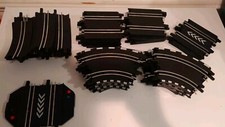 Large Lot Of Slot Track 46 Pieces Curves Straights Loops