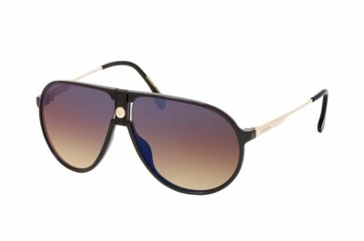 Carrera Sunglasses 1034/S Black Gold Frame Brown Shaded Blue  display picture 3
