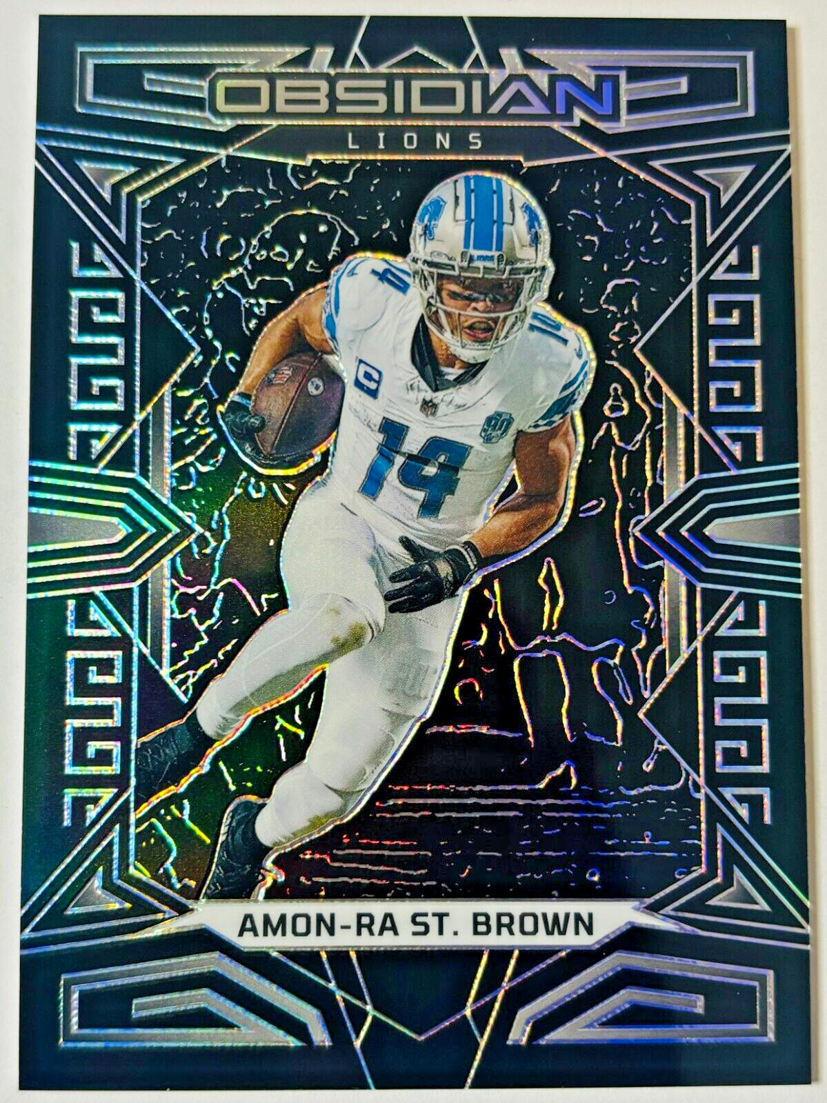 2023 Panini Obsidian Amon-Ra St. Brown #34 for sale | eBay