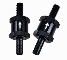 Fuel Check Valve One Way 516 8mm Od Inline Non Return Diesel Gasoline 2pcs