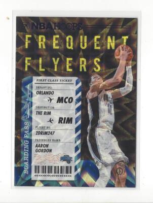 2020-21 Hoops Frequent Flyers Purple Explosion #1 Aaron Gordon Magic