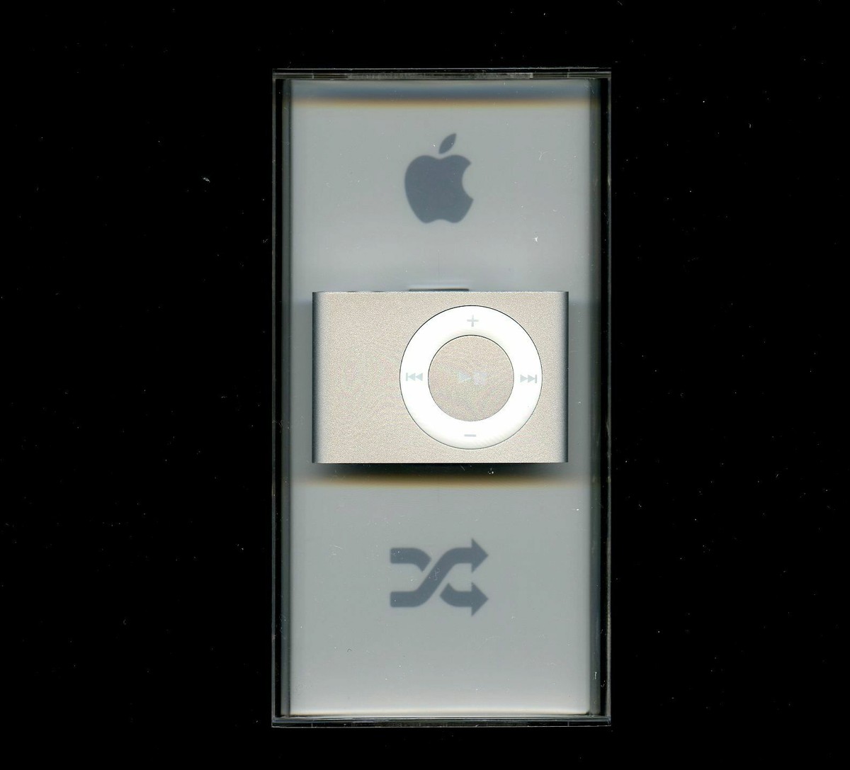 Apple iPod Shuffle 2nd generation silver 1 GB MP3 player box A1204