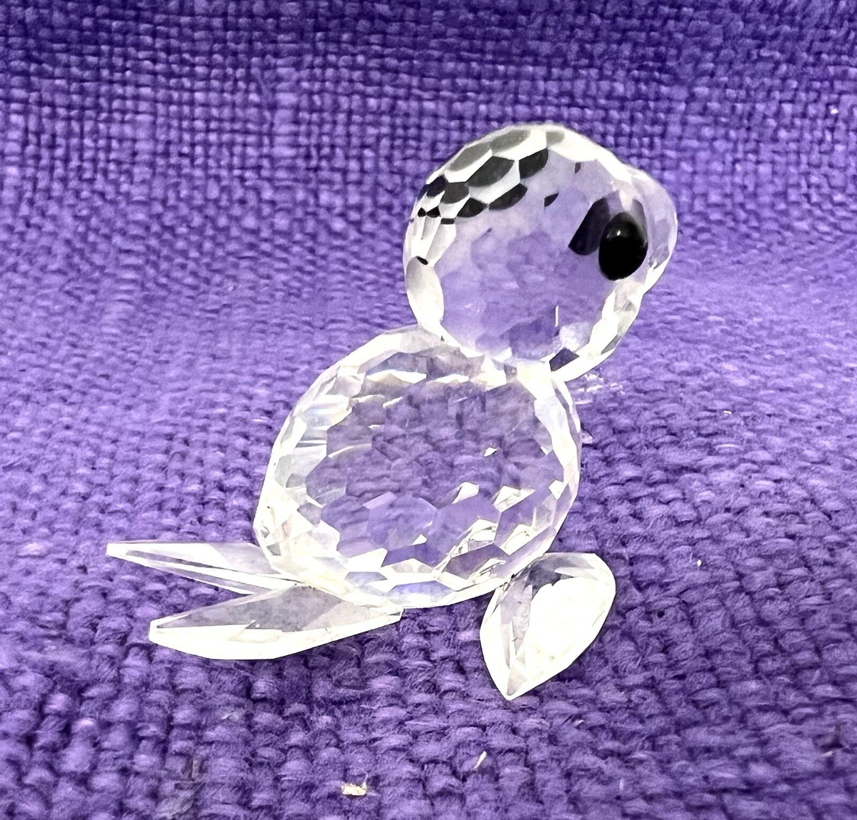 Swarovski Silver Crystal Seal no Whiskers w/Box | eBay