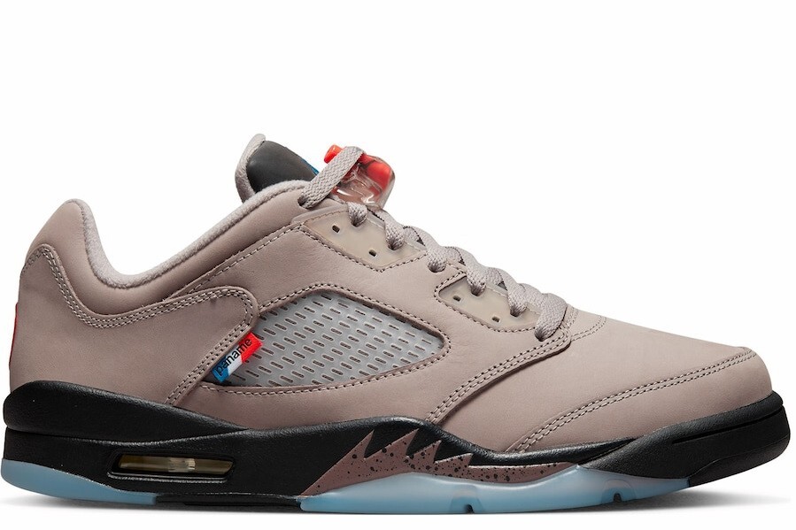 シューズ(男性用) NIKE AIR JORDAN 5 RETRO CAMO PSG x Air Jordan 5 Low “Pumice” Pumice/Game Royal-Black