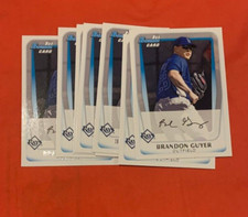 2011 Bowman BP45 Brandon Guyer 8 count lot Tampa Bay Rays