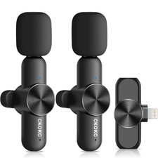 Dual Wireless Iphone/ipad Lavalier Mic For Video Recording | Interview/vlog