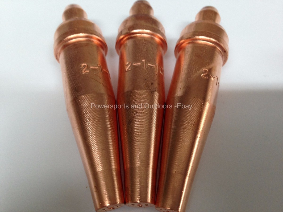 OXYGEN/ACETYLENE CUTTING TORCH TIPS-SIZE #2 2-1-101 VICTOR TYPE