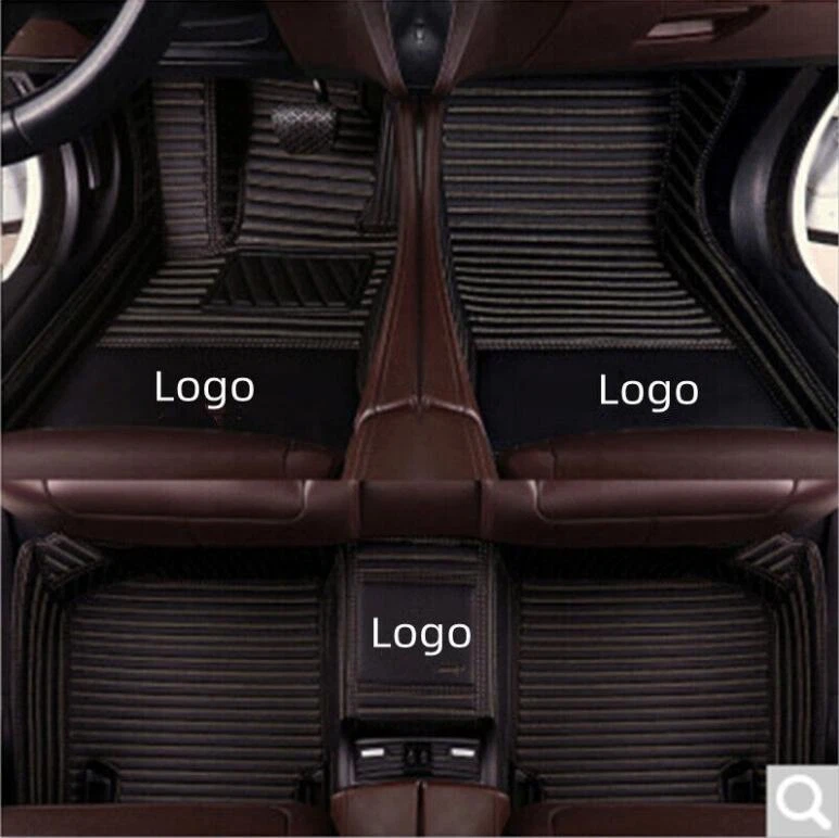 Fit For Porsche Cayenne 2003-2019 Custom Foot Rugs Luxury Car Floor Mats Leather Foto 2 de 4