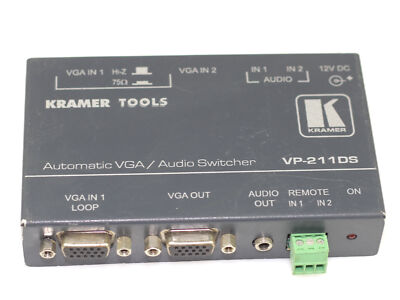 Kramer Werkzeuge Automatisch VGA/Audio Schalter VP-211DS