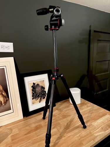 MANFROTTO MHXPRO-3W And Aluminum Tripod NEEWER Bundle - Used