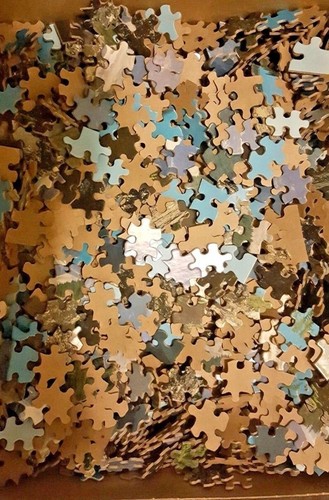Vintage Moraine Lake Guild Golden Puzzle 100% Complete 21" x 27" 1000 Piece USA - Picture 2 of 3