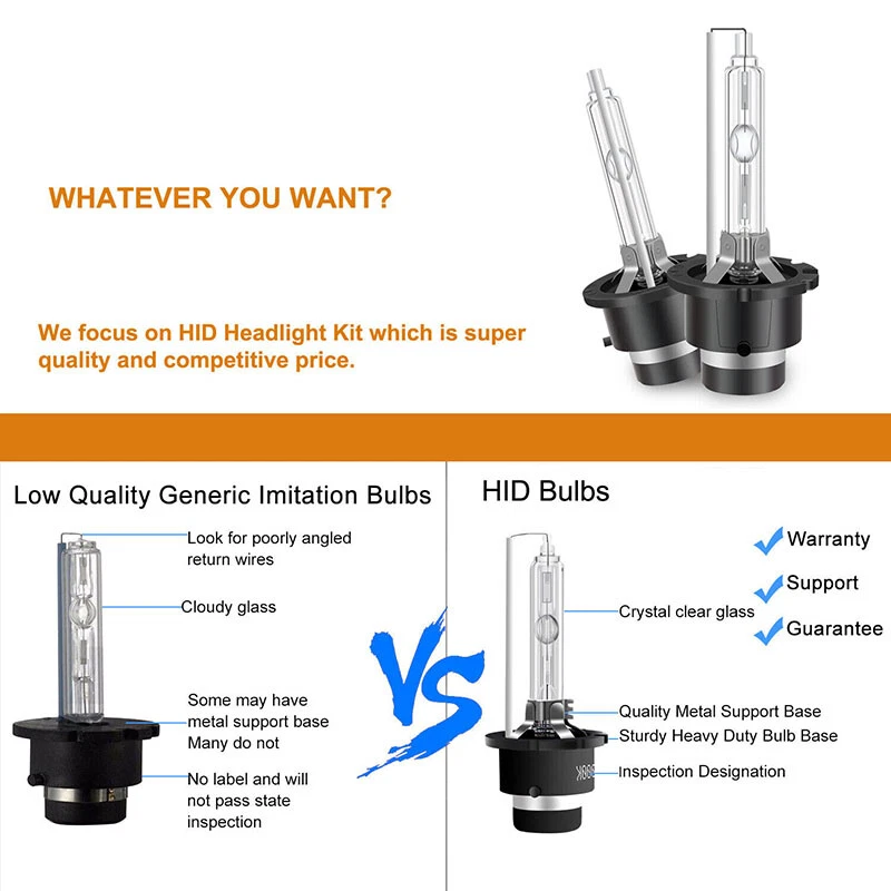 适用于英菲尼迪 G37 2008 - 2013 6000K LED/HID 车头灯高低+雾灯泡套件 — 第 2/4 张图片