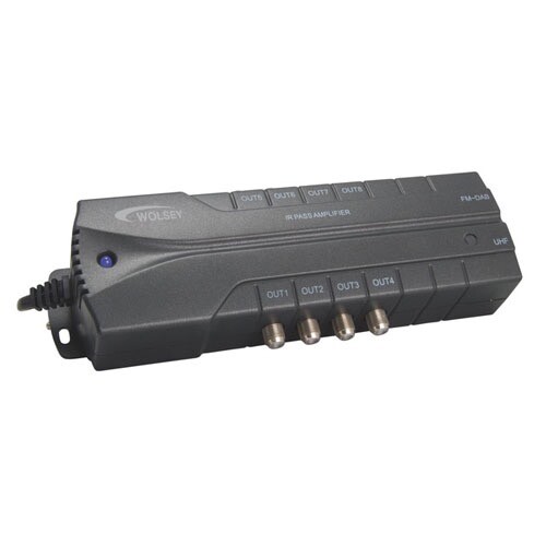 8 Way TV Aerial Amplifier Signal Booster Wolsey BiDirectional IR