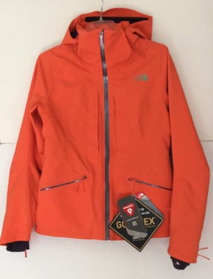 north face gore tex orange