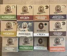 Dr. Squatch Soap with different scent options!