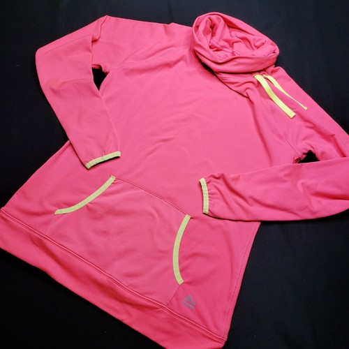RBX Performance Athletic Top Langarm Neon Koralle Pink Langarm Daumenlöcher - Bild 2 von 6