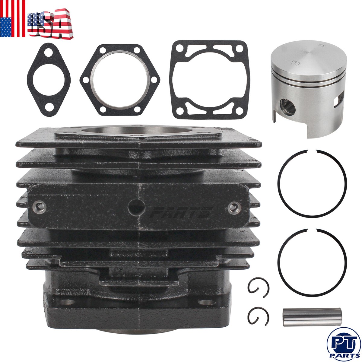 Fits EZGO 76-88 2 cycle 244cc | EC25-DS / EC25-2PG Cylinder