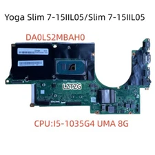 DA0LS2MBAH0 For Lenovo Yoga Slim 7-15IIL05 Motherboard I5-1035G4 8GB 5B20S43972