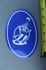 Wave Surf Paragliding Parachute Spear Fishing Blue V53b Vintage Surfing Sticker