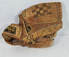 Vintage MAG II M-2497 11 1/2" Top Grain Leather Infield Baseball Glove RHT