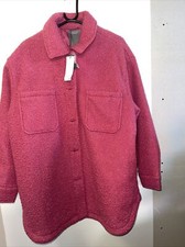 Papya ladies Pink coat Size 16 BNWT