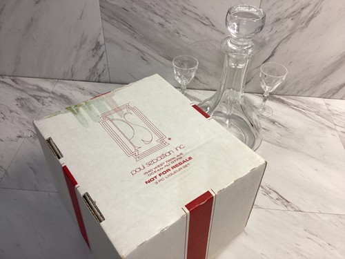 Paul Sebastian 3 Piece Liqueur Set – Lead Cristal France - Picture 7 of 10