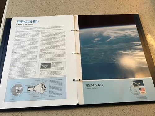 America's Conquest of Space stamp collection 1979 HARD BACK MINT - Picture 6 of 9