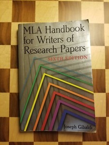 MLA handbook For Writers Of Research Papers Joseph Gibaldi ...