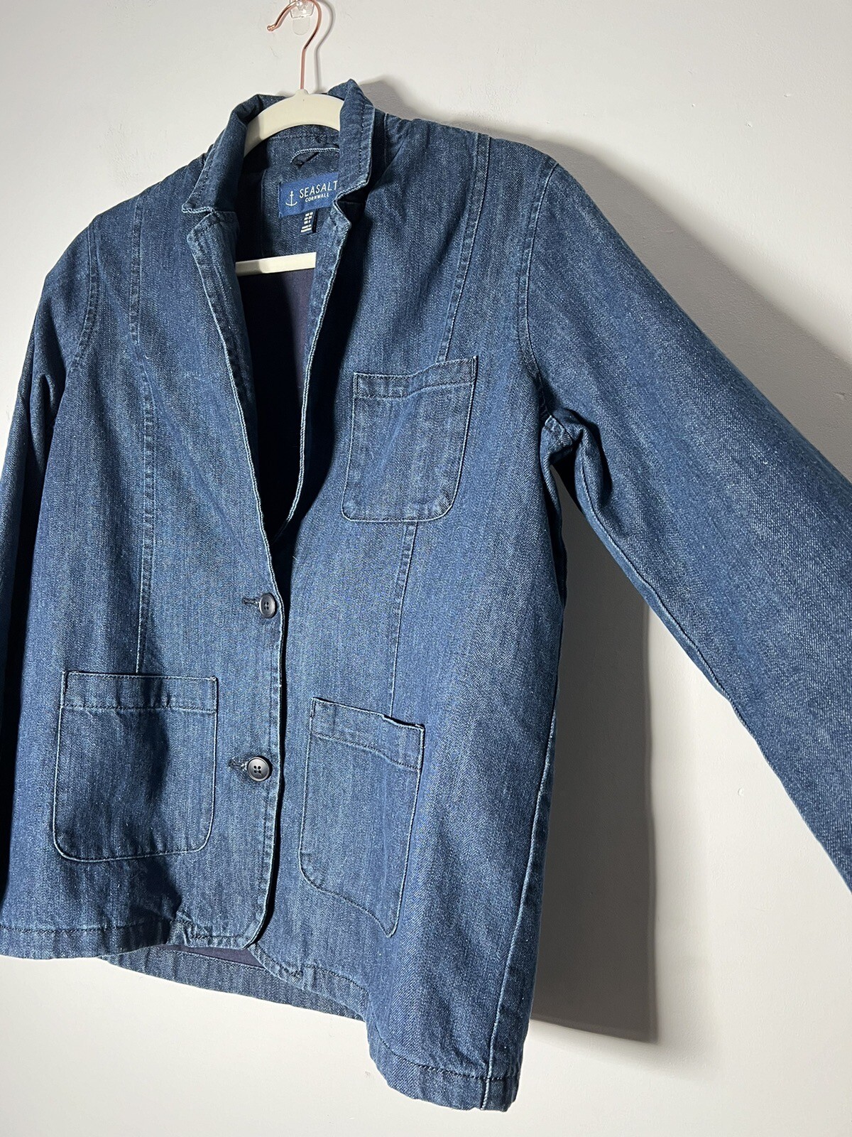 Seasalt Willow Carr Denim Blazer Size 10 eBay